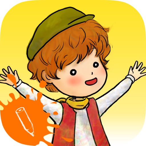 Coloring Storybook - Jack and the Beanstalk Icon