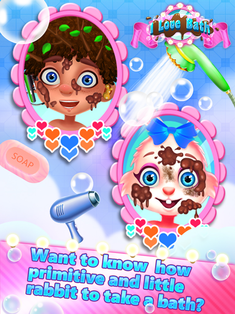 I Love Bath - Clean Up Messy Kids and Dress Up