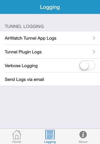 AirWatch Tunnel screenshot 2