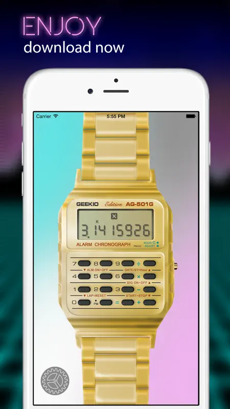 Geek Watch - Retro Calculator Watch screenshot 5 of 5