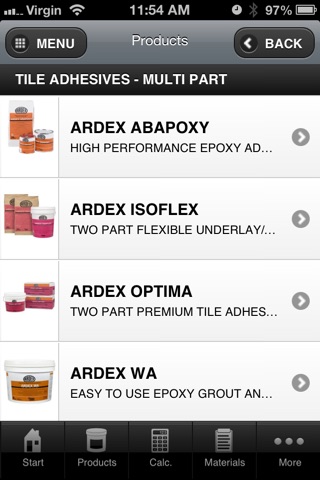 ARDEX Australia App screenshot 3