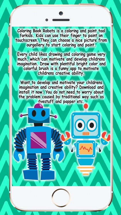 Coloring Book Robots