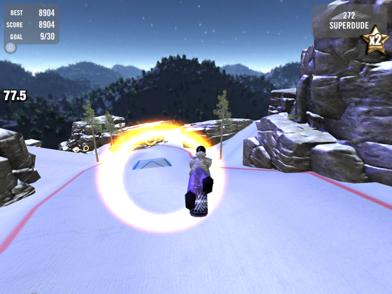 Crazy Snowboard Free iPad app afbeelding 2