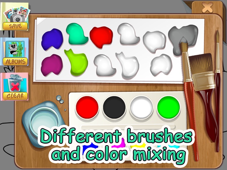 Brush and Smudge - coloring book