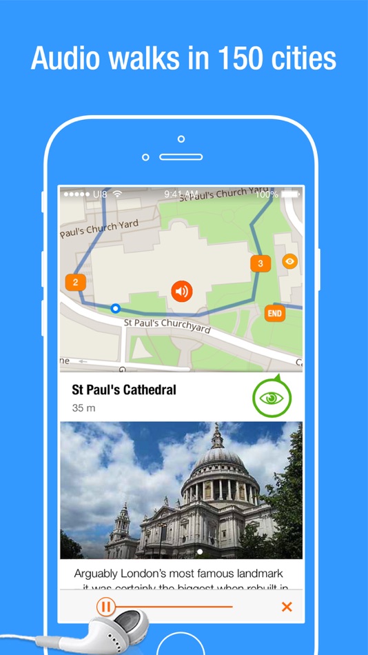 Travel Guide - Location Based Audio Walking Tours - 7.5.0 - (iOS)