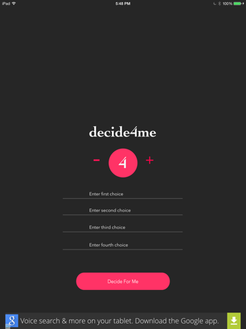 Screenshot #6 pour Just Decide4Me