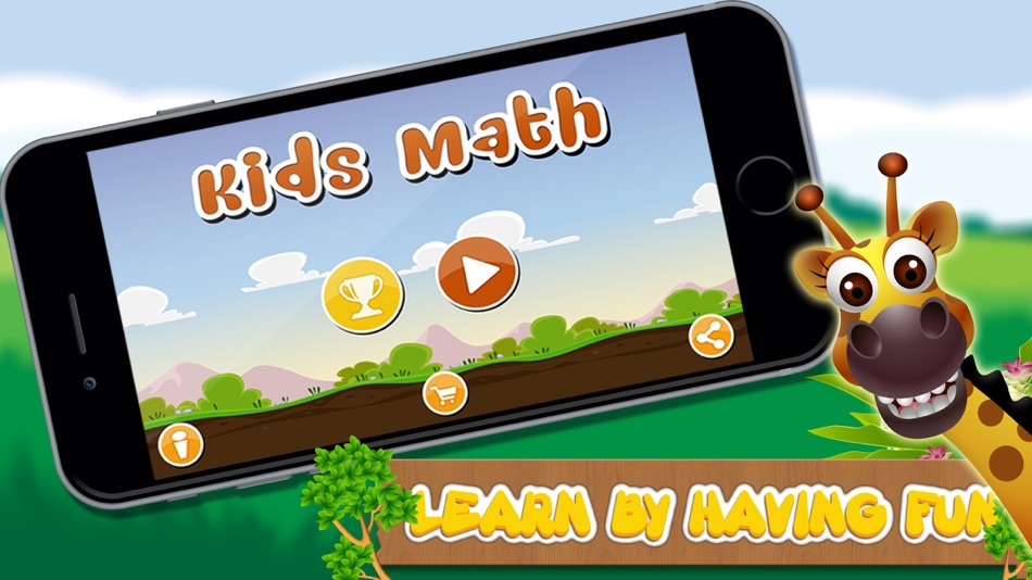 #1. Math learning game for preschool kids : Educational game to learn addition, subtraction, division and multiplication in HD and FREE (iOS) De: Nutty Face s.r.o.