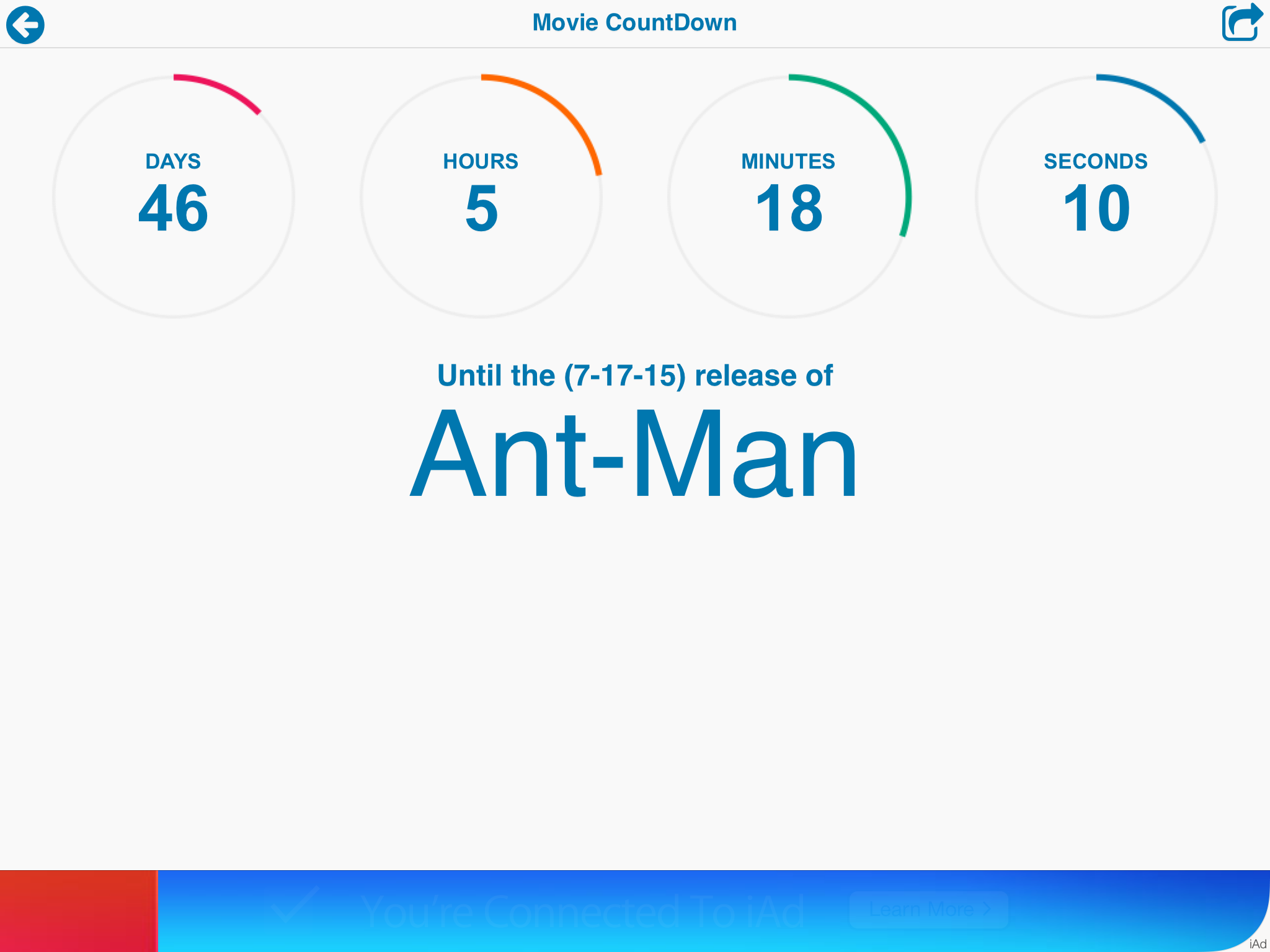 Movie Countdown screenshot 6