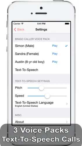 iBingo Caller - Play Bingo at Home with Friends! screenshot 3