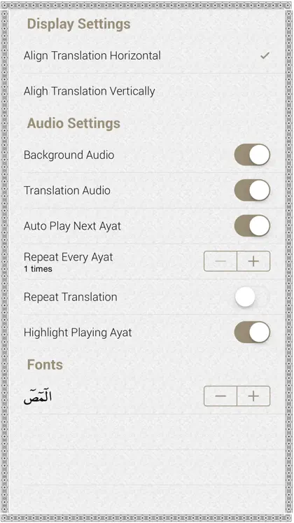 Screenshot 5 di 5 di Quran Swahili