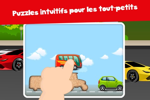 Cars, Trains and Planes Sound Puzzle for Toddlers screenshot 4