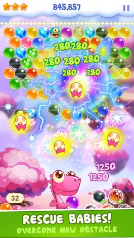 Game screenshot Bubble Revels - dinosaur shooter rescue babies adventure apk