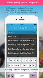 baby sitter - find a nanny near you! iphone screenshot 4