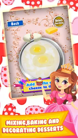 Game screenshot Princess Cake Maker Salon - Make Dessert Food Games for Kids! apk