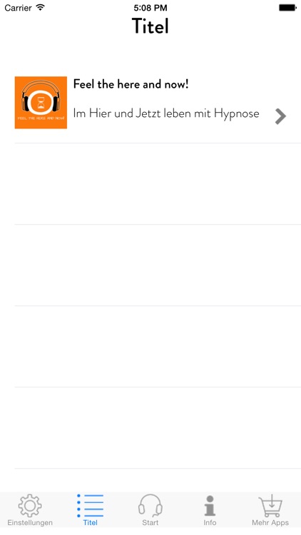 Feel the Here and Now! Im Hier und Jetzt leben mit Hypnose