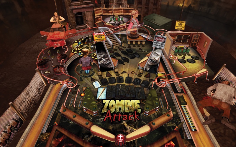 Zombie Attack Pinball iPhone screenshot
