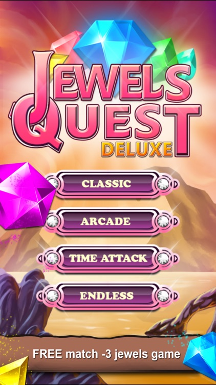 Jewels Quest - Classic Match-3 Puzzle Game