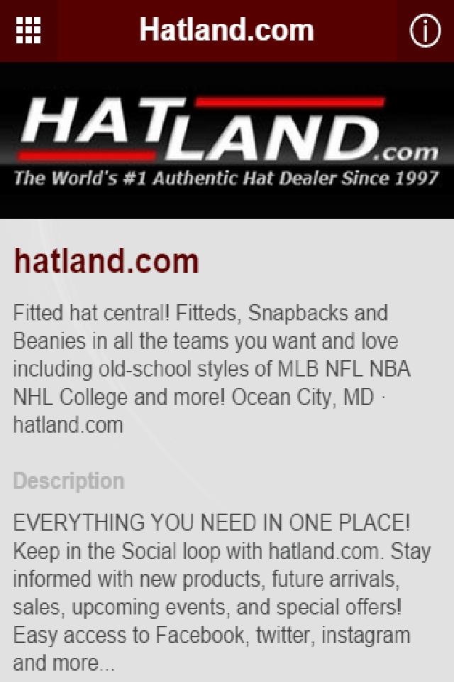 Hatland.com screenshot 2