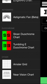Eye Chart Pro Remote Control screenshot