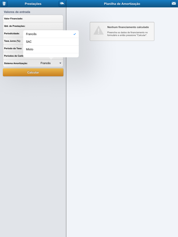Screenshot #4 pour Cálculo de Prestações Pro