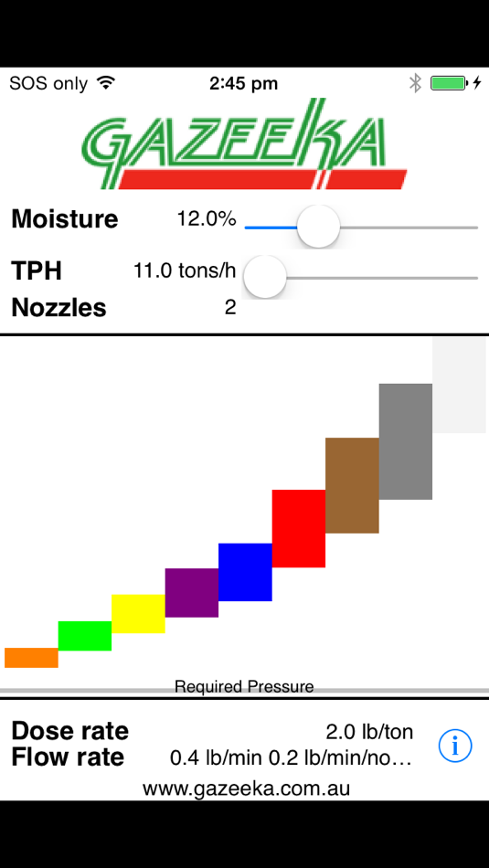 #2. Spray Nozzle calculator (iOS) 由: CCIC Pty Ltd