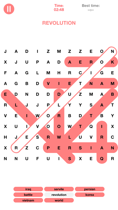 Screenshot #3 pour Word Search - Spot the Hidden Words Puzzle Game