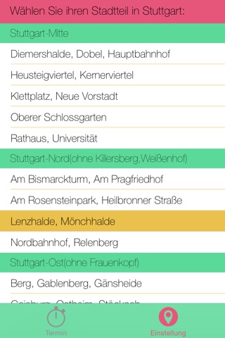 Gelber Sack Stuttgart 2020 screenshot 2