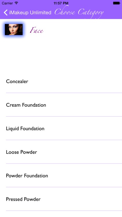 iMakeup Unlimited- Never forget every makeup brand and color you own!