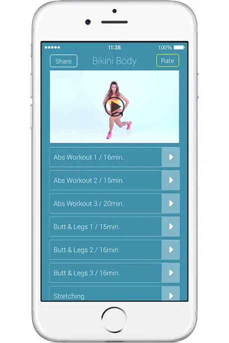 Bikini Body Lite – Bodyweight Exercises and Workouts for Abdomin