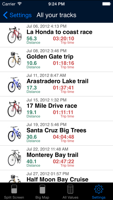 B.iCycle - GPS cycling computer for Road & Mountain Biking screenshot 4