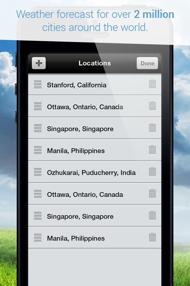 Weather Cast HD  Live World Weather Forecasts and Reports with World Clock for iPad and iPhone