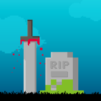 Sangriento el pixel el zombi