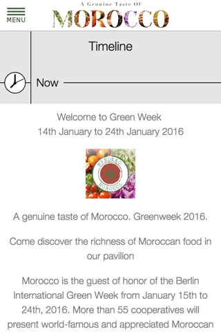 A genuine taste of Morocco.  Greenweek 2016 screenshot 2