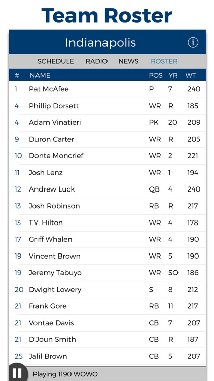 Indianapolis Football Radio & Live Scores screenshot-3