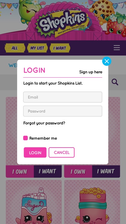 My Shopkins List!