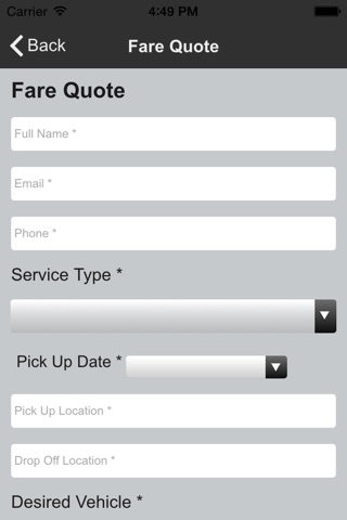 Swoop Executive Car Service screenshot 2