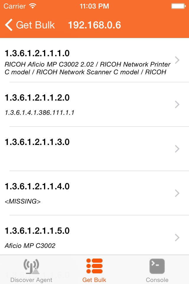 iPhone screenshot