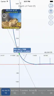 hyperfocal - depth of field calculator with blur simulation and circle of confusion estimation iphone screenshot 3