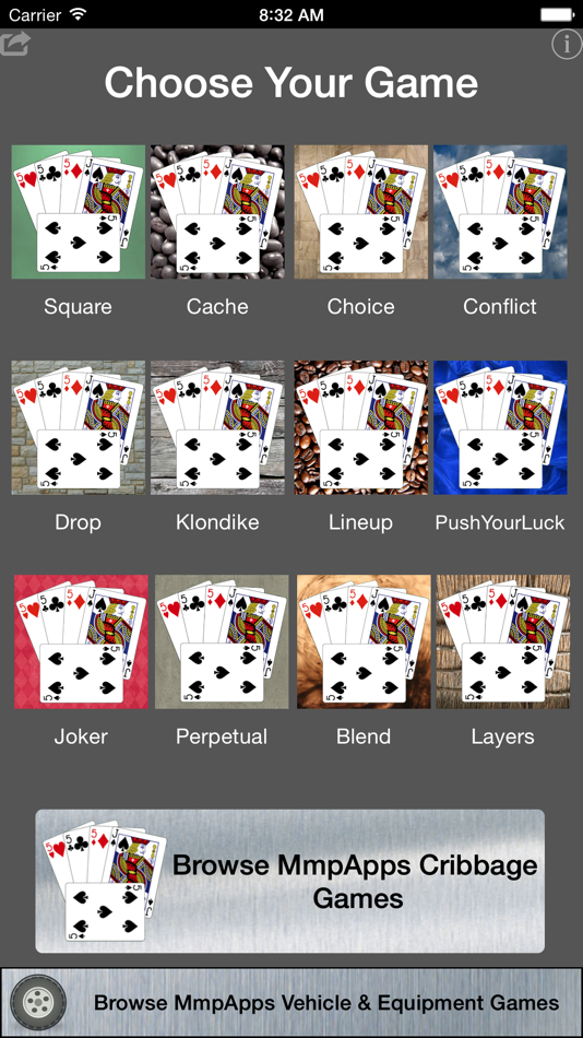 #1. Best of Cribbage Solitaire (iOS) 由: MmpApps Corp.