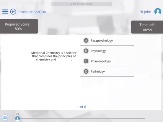 Medicinal Chemistry and Pharmacology by GoLearningBus iPad screenshot 5 - Reference app