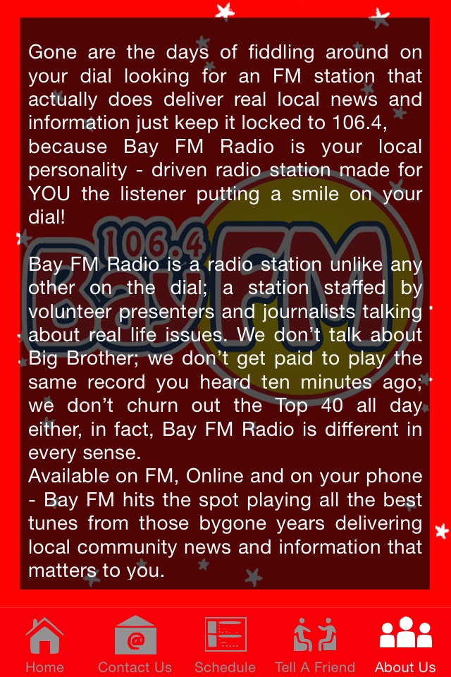 Bay FM 106.4 screenshot 2