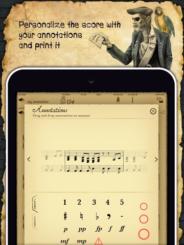 Pirates des Caraïbes (partition musicale interactive) screenshot 4