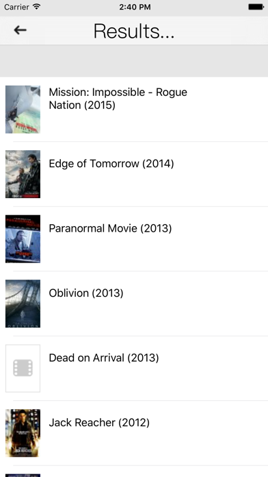 App screenshot