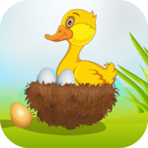 Falling Eggs And Chicks Icon