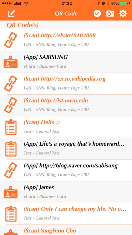 QR Code Scanner/Generator - Business Card/Text/URL(Link)