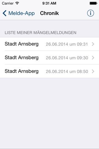 Melde-App Arnsberg screenshot 4