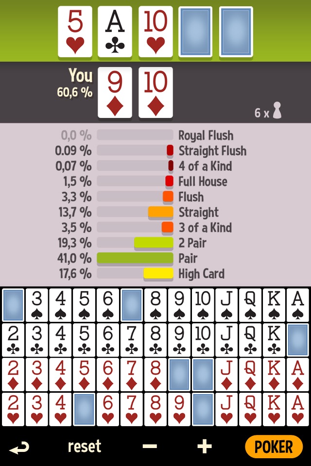 Odds Calculator Poker - Texas Holdem Poker screenshot 2
