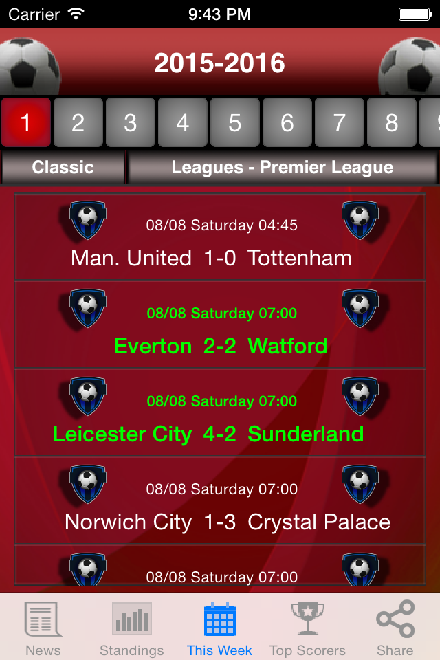 European Football - UK