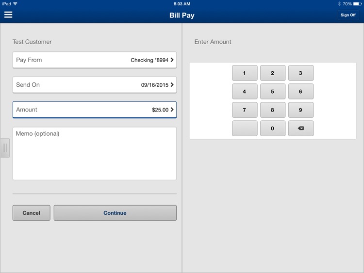 CSB Business Mobile for iPad