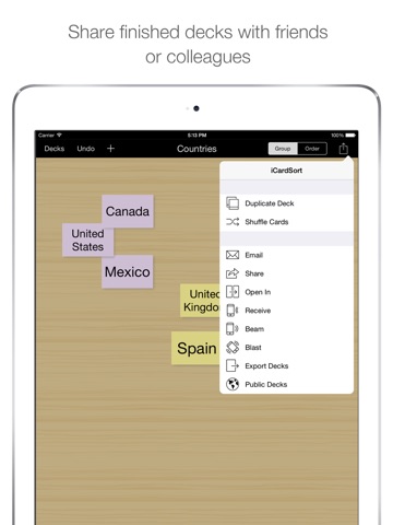 iCardSort screenshot 3